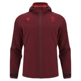 2025-2026 Wales WRU Rugby Travel Softshell Jacket (Deep Red)_3