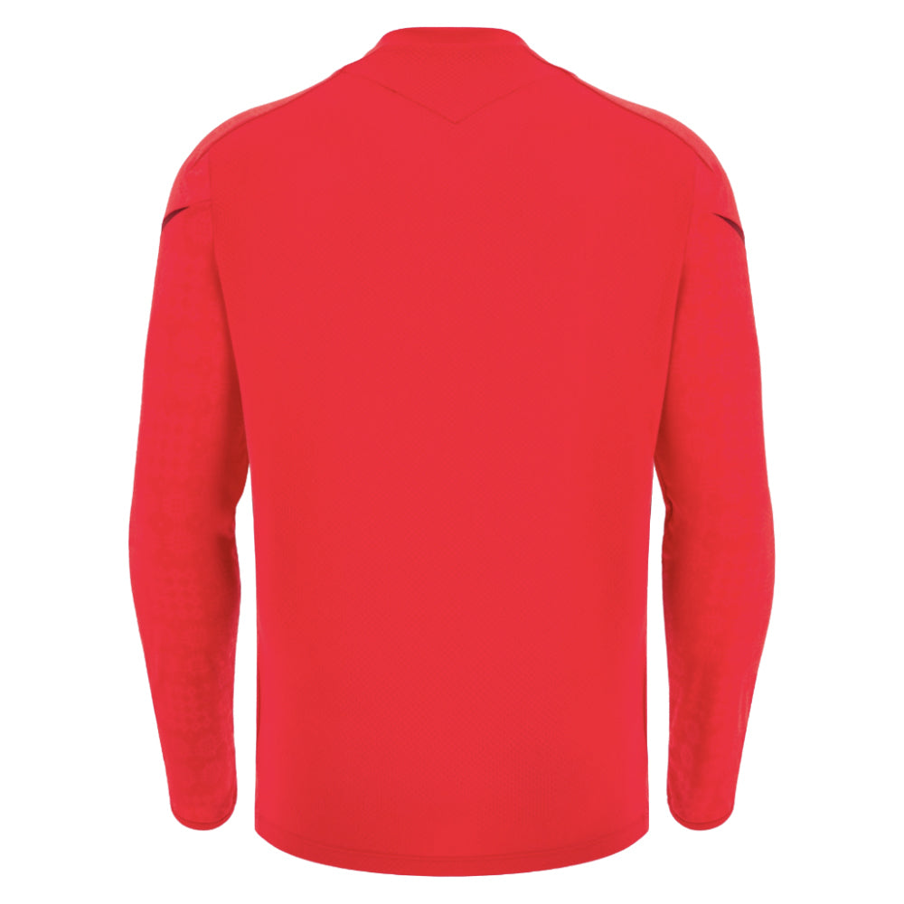 2025-2026 Wales WRU Rugby LS Player Training Shirt (Red)_3
