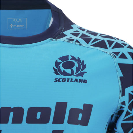 2025-2026 Scotland Rugby Training Jersey (Navy-Sky) - Kids_3