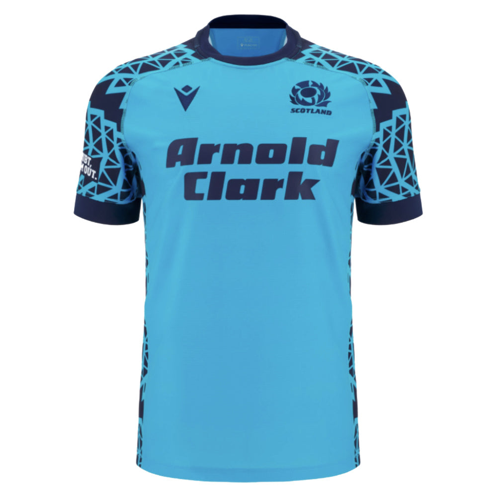2025-2026 Scotland Rugby Training Jersey (Navy-Sky) - Kids_3