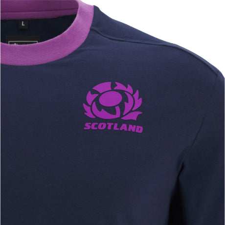 2025-2026 Scotland Rugby Ath Cotton Tee (Navy)_3
