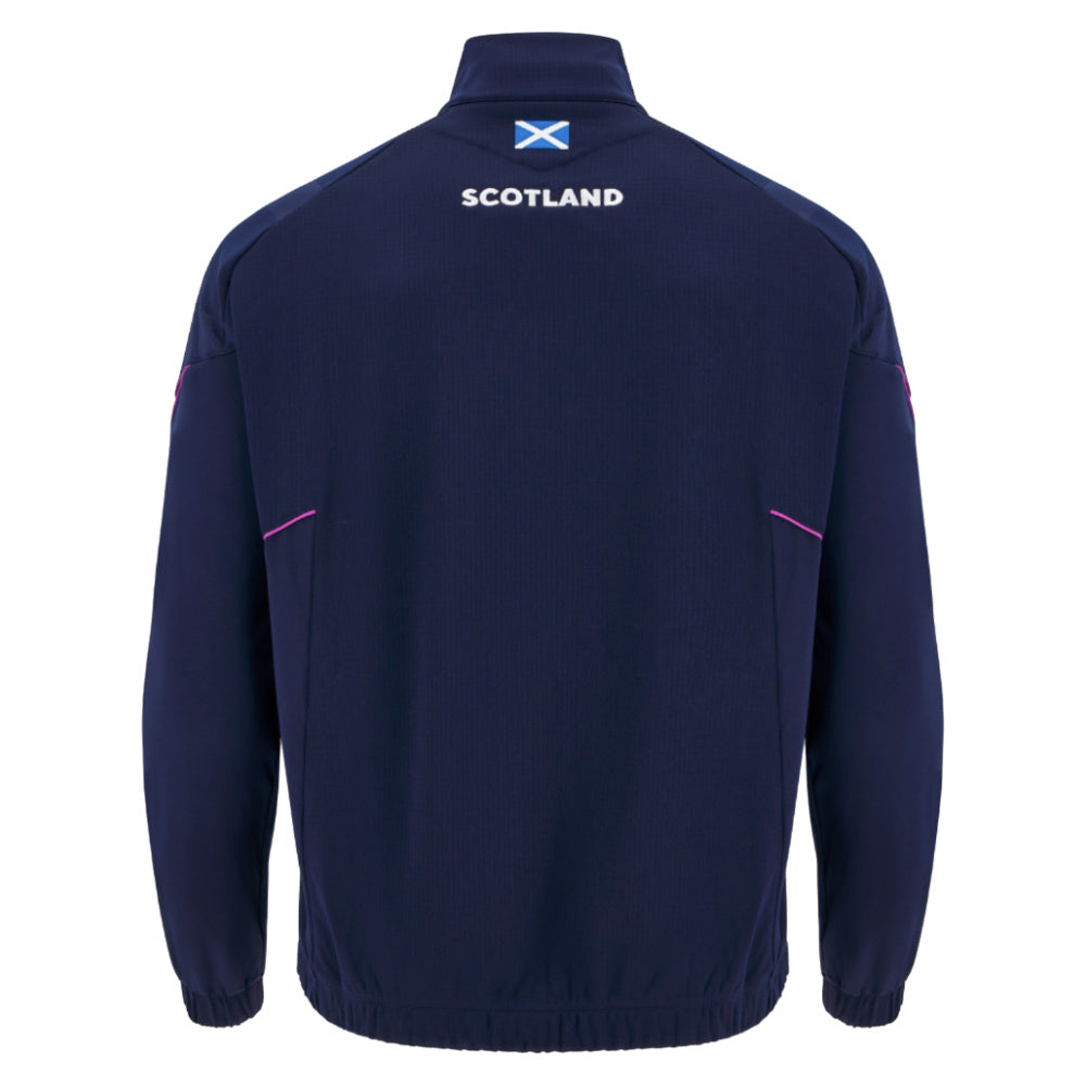 2025-2026 Scotland Rugby Travel Full Zip 3D Hoody (Navy)_3