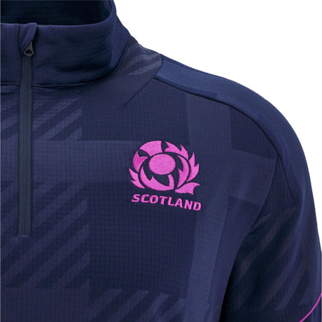 2025-2026 Scotland Rugby Travel Full Zip 3D Hoody (Navy)_3