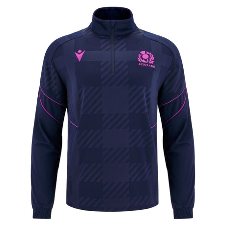 2025-2026 Scotland Rugby Travel Full Zip 3D Hoody (Navy)_3