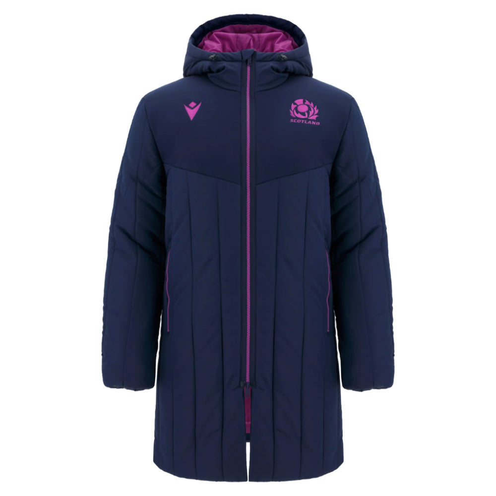 2025-2026 Scotland Rugby Parka Padded Jacket (Navy)_3