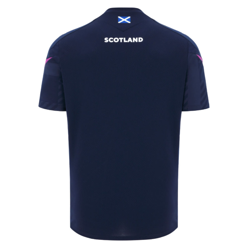 2025-2026 Scotland Rugby Training Poly Shirt (Navy) - Kids_3