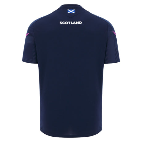 2025-2026 Scotland Rugby Training Poly Shirt (Navy) - Kids_3