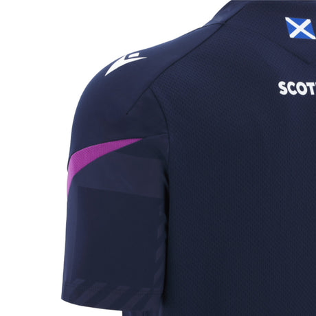 2025-2026 Scotland Rugby Training Poly Shirt (Navy) - Kids_3