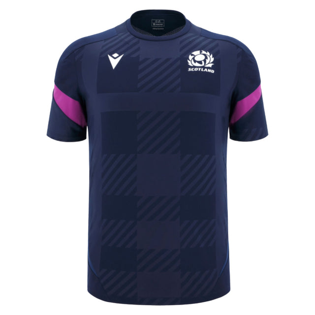 2025-2026 Scotland Rugby Training Poly Shirt (Navy) - Kids_3