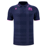 2025-2026 Scotland Rugby Travel Poly Polo Shirt (Navy)_3