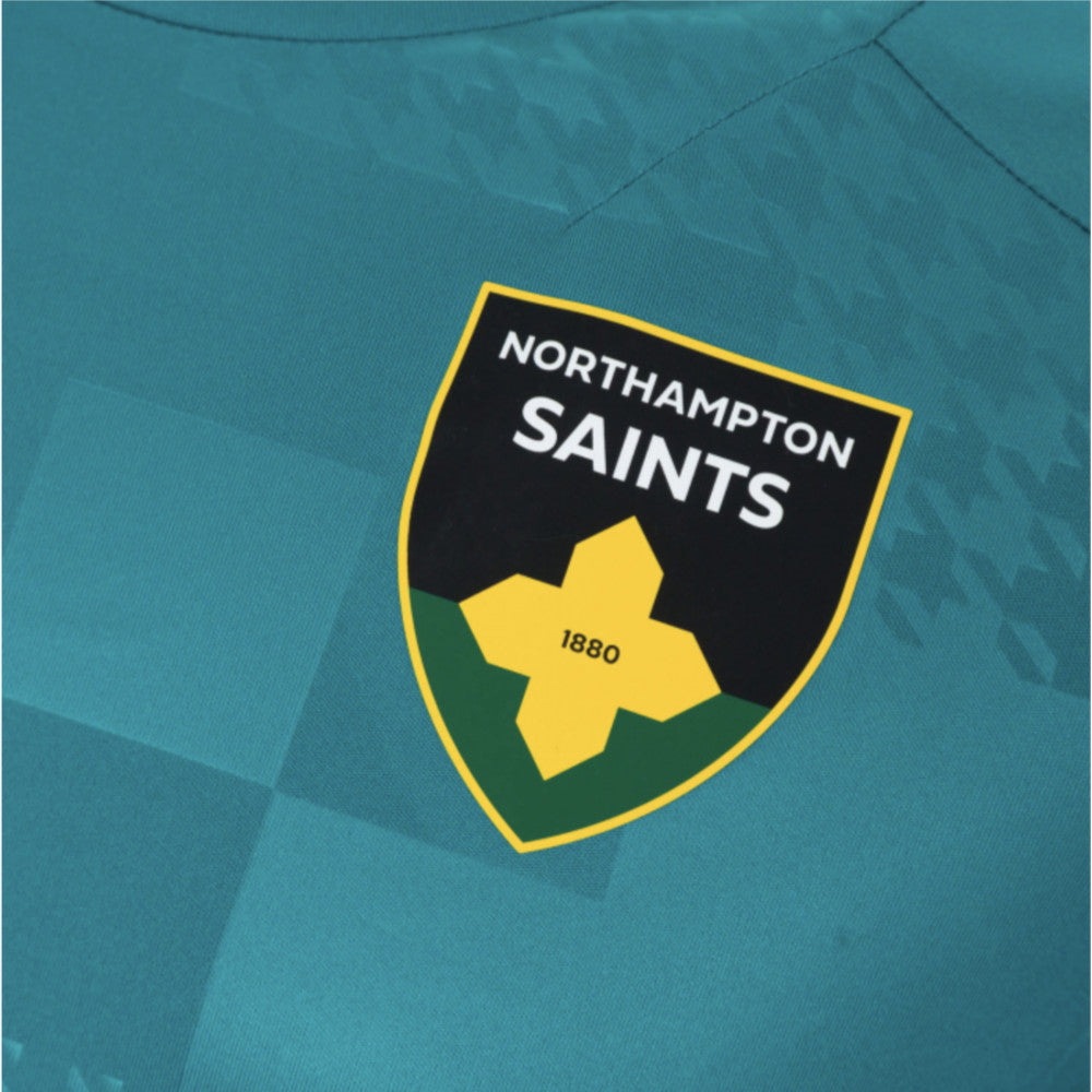 2025-2026 Northampton Saints Training Poly T-Shirt (Green)_1