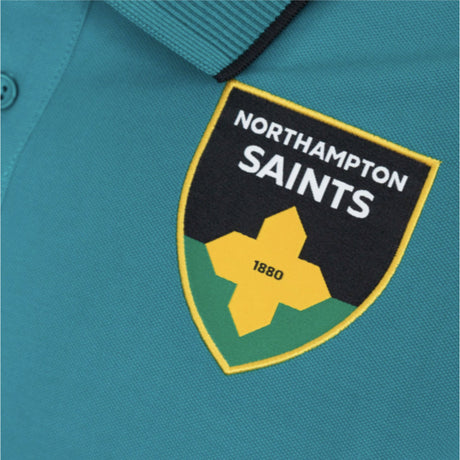 2025-2026 Northampton Saints Cotton Polo Shirt (Green)_1