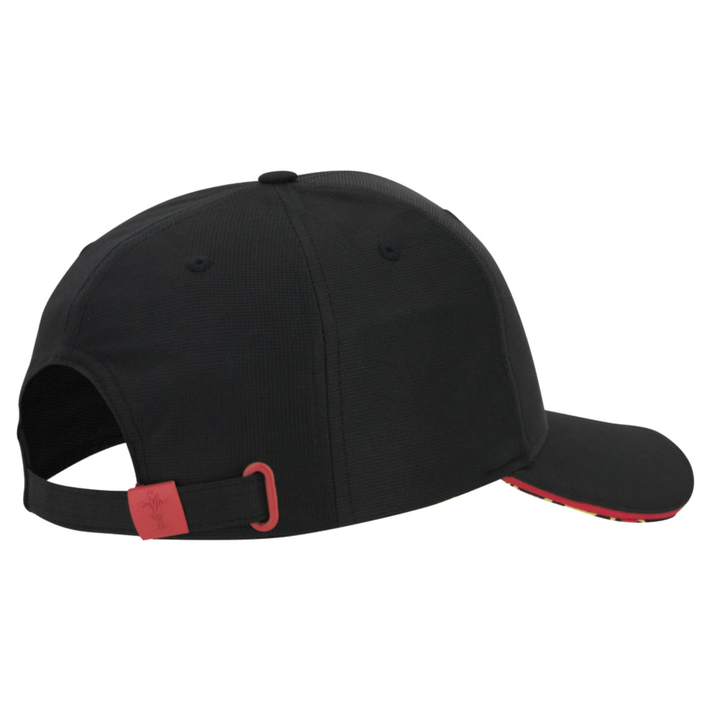 2025-2026 Wales WRU Custom Cap Curved Visor (Black)_3