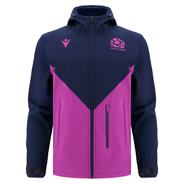 2025-2026 Scotland Rugby Softshell Jacket (Navy)_0