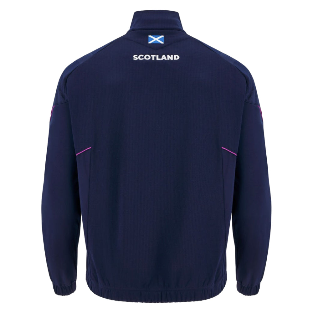 2025-2026 Scotland Rugby Travel Full Zip Hoody (Navy) - Kids_2