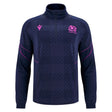 2025-2026 Scotland Rugby Travel Full Zip Hoody (Navy) - Kids_0
