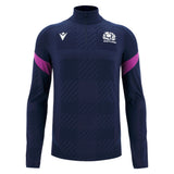 2025-2026 Scotland Rugby 1/4 Zip Training Top (Navy) - Kids_0