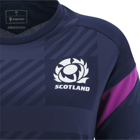 2025-2026 Scotland Rugby Training Shirt (Navy) - Womens_1