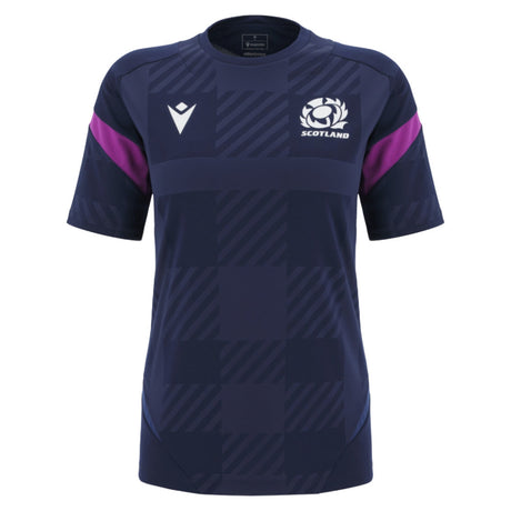 2025-2026 Scotland Rugby Training Shirt (Navy) - Womens_0