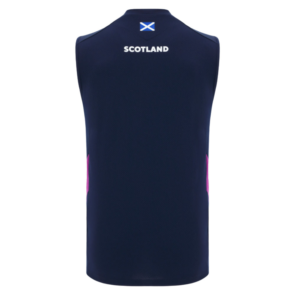 2025-2026 Scotland Poly Sleeveless Training Shirt (Navy)_2