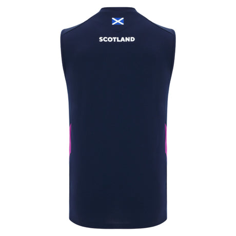 2025-2026 Scotland Poly Sleeveless Training Shirt (Navy)_2