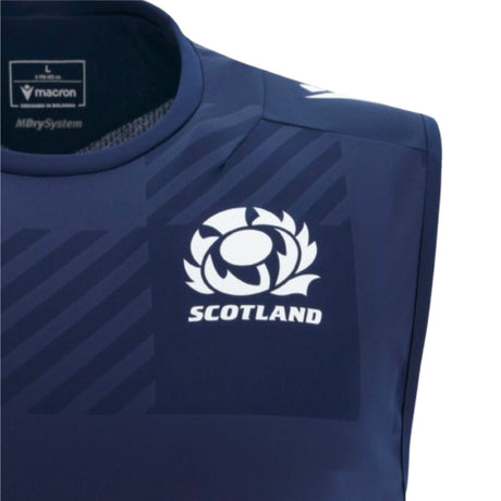 2025-2026 Scotland Poly Sleeveless Training Shirt (Navy)_1