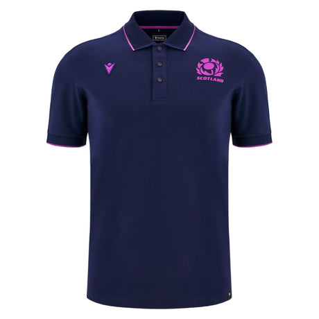 2025-2026 Scotland Rugby Ath Polo Piquet Shirt (Navy)_0