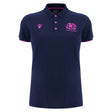 2025-2026 Scotland Rugby Travel Polo Shirt (Navy) - Womens_0