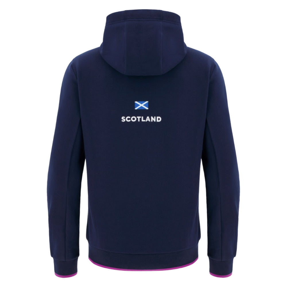 2025-2026 Scotland Rugby Travel Hoody (Navy) - Kids_1