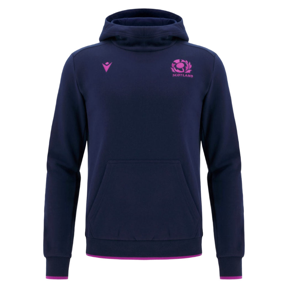 2025-2026 Scotland Rugby Travel Hoody (Navy) - Kids_0