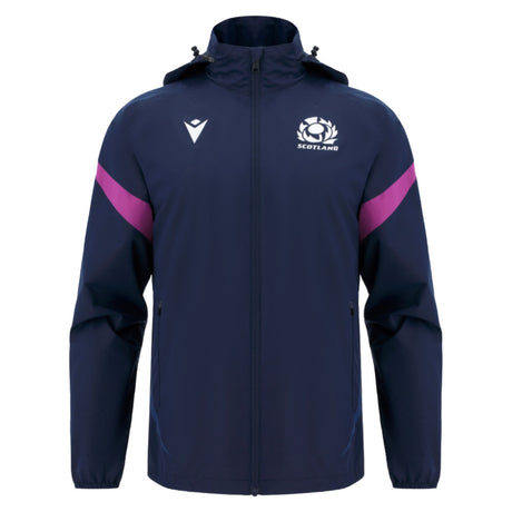 2025-2026 Scotland Rugby Rain Jacket (Navy) - Kids_0