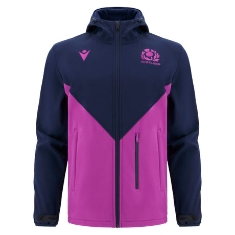 2025-2026 Scotland Rugby Softshell Jacket (Navy) - Kids_0