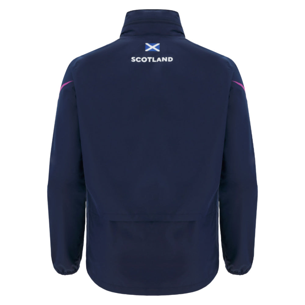 2025-2026 Scotland Rugby Training Rainjacket (Navy)_2