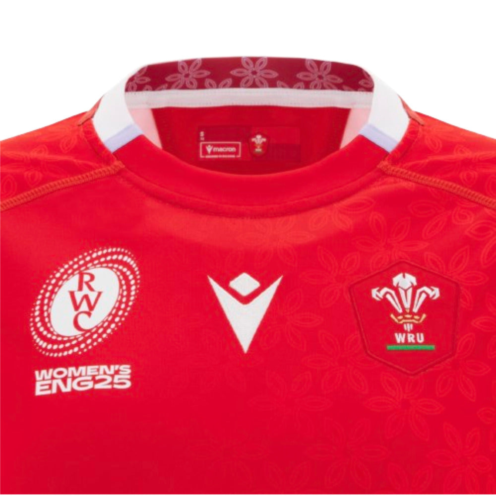 2025-2026 Wales WRU Home WRWC Replica Rugby Shirt (Kids)_1