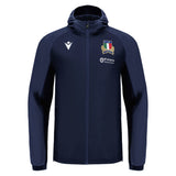 2025-2026 Italy FIR Rugby Rain Jacket (Navy)_0