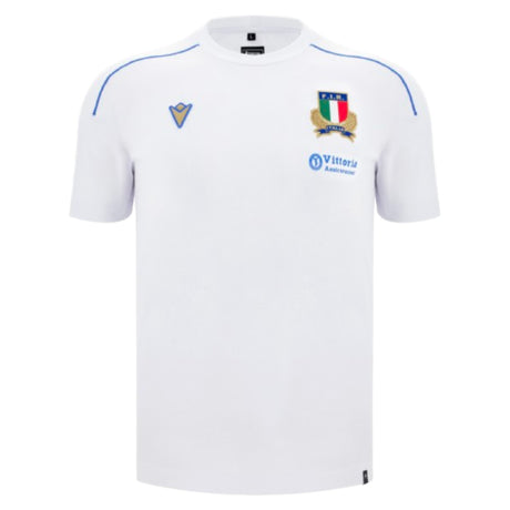 2025-2026 Italy FIR Rugby Ath Cotton Shirt (White)_0