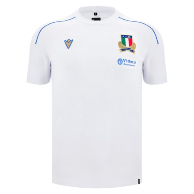 2025-2026 Italy FIR Rugby Ath Cotton Shirt (White)_0