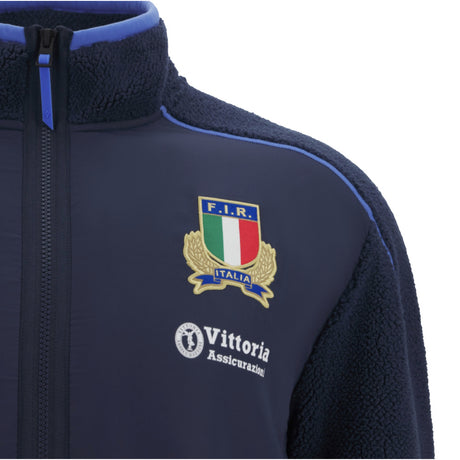 2025-2026 Italy FIR Rugby Ath Teddy Jacket (Navy)_1