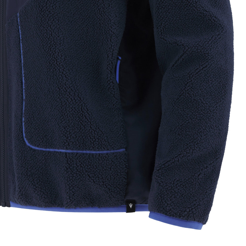 2025-2026 Italy FIR Rugby Ath Teddy Jacket (Navy)_3
