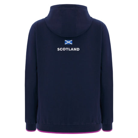 2025-2026 Scotland Rugby Travel Full Zip Hoody (Navy) - Womens_2