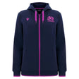2025-2026 Scotland Rugby Travel Full Zip Hoody (Navy) - Womens_0