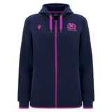 2025-2026 Scotland Rugby Travel Full Zip Hoody (Navy) - Womens_0