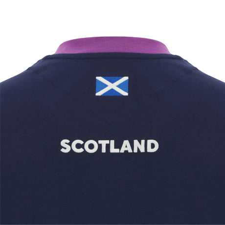 2025-2026 Scotland Rugby Ath Cotton LS Tee (Navy)_3