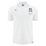 2025-2026 Italy FIR Rugby Cotton Polo Shirt (White)_0