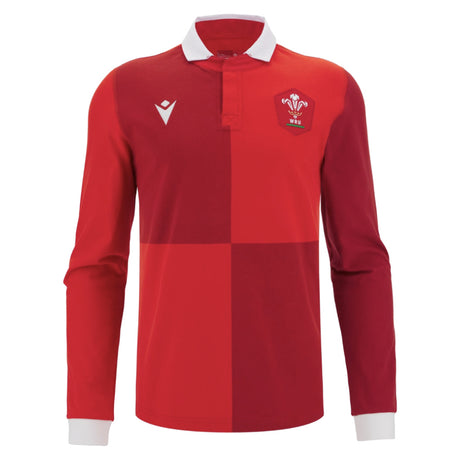 2025-2026 Wales Home Cotton LS Rugby Shirt_0