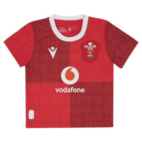 2025-2026 Wales WRU Home Baby Rugby Shirt (Your Name)_2