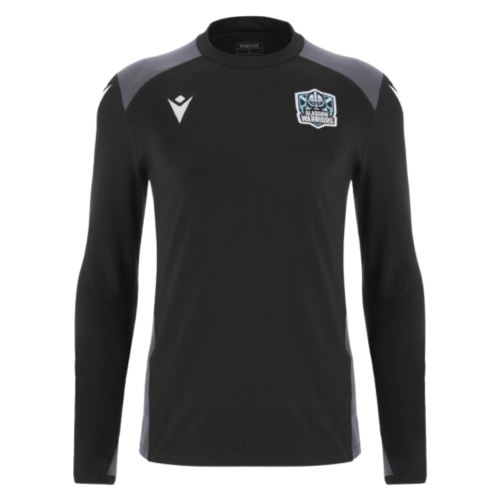 2025-2026 Glasgow Warriors Training Sweatshirt (Black)_0