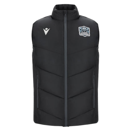 2025-2026 Glasgow Warriors Rugby Padded Gilet (Black)_0