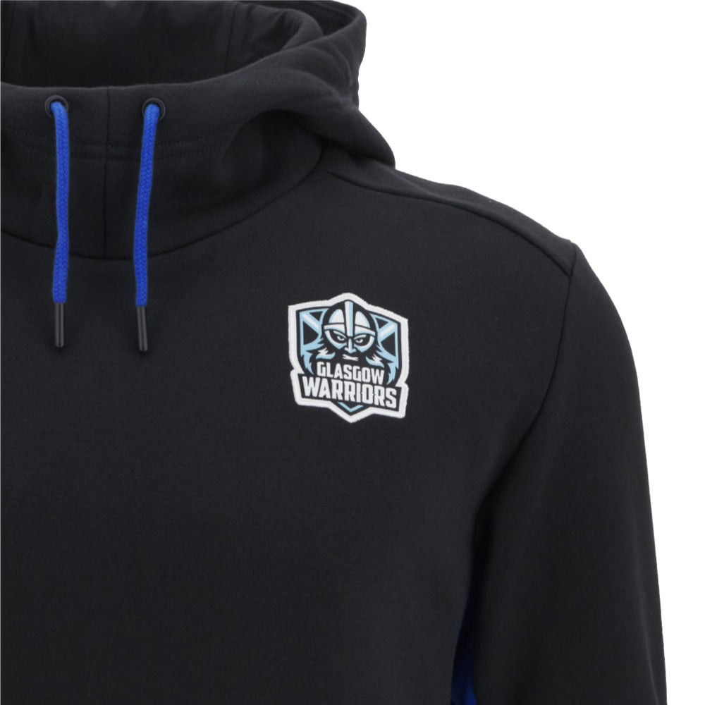 2025-2026 Glasgow Warriors Rugby Travel Hoody (Black)_2