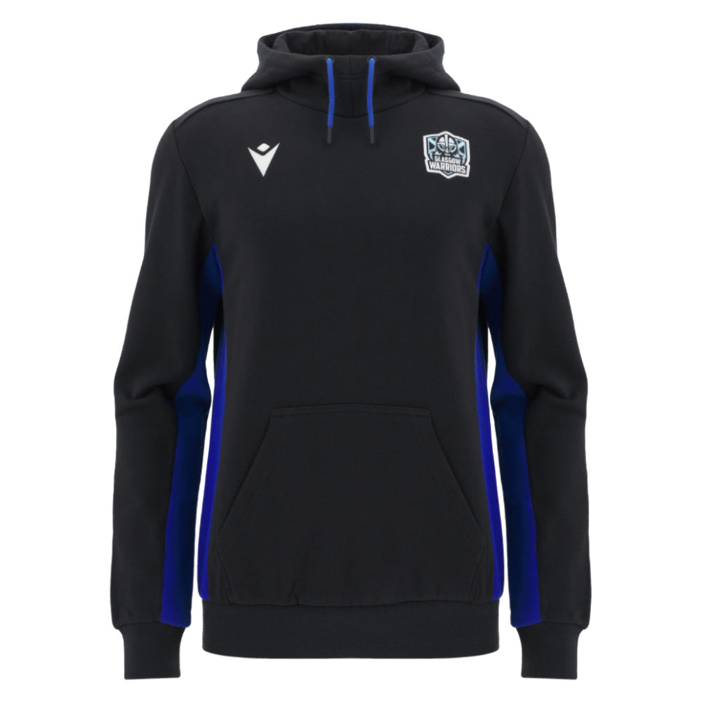 2025-2026 Glasgow Warriors Rugby Travel Hoody (Black)_0